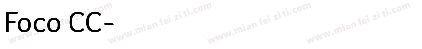 Foco CC字体转换